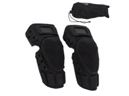 Yncm-protetor De Cotovelo Moto Anti-colisão Eva Fibra Veludo Preto 2pcs