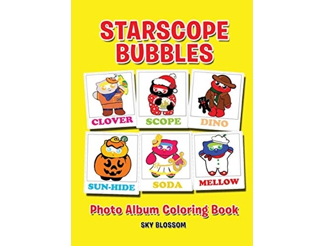 Livro Starscope BubblesPhoto Album Coloring Book de Kaysone Sky Blossom (Inglês)