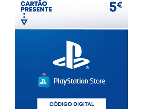 Cartão de Carregamento PlayStation Store 5 Euros (Formato Digital)