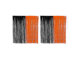 Cortina de chuva de Halloween com franjas, ideal para cenários, casamentos, aniversários, Natal e decoração de festas. Slowmoose