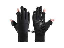 Novas Luvas Esportivas De Inverno Masculinas Pretas Aquaforge