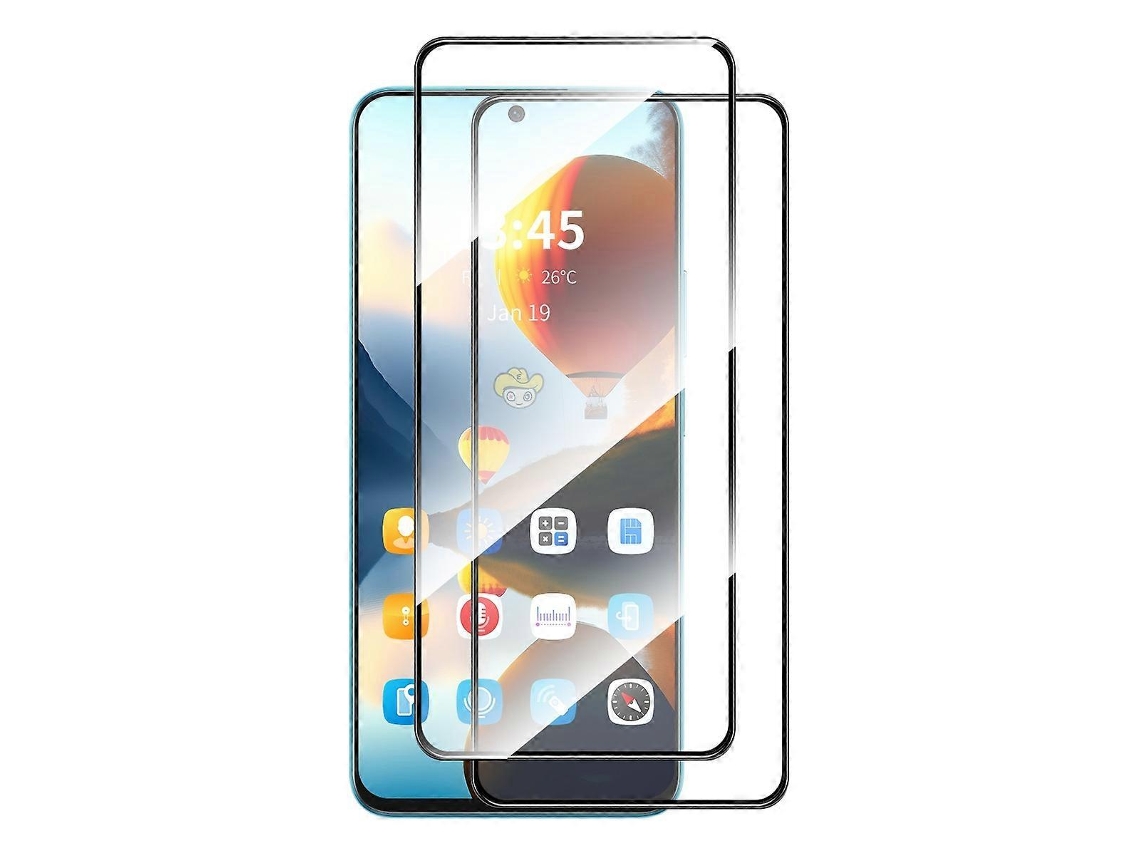 2 Unidades De Película De Vidro Temperado Enkay Com Alta Aderência, Feita De Alumínio E Silício, Para Oneplus Ace 3v