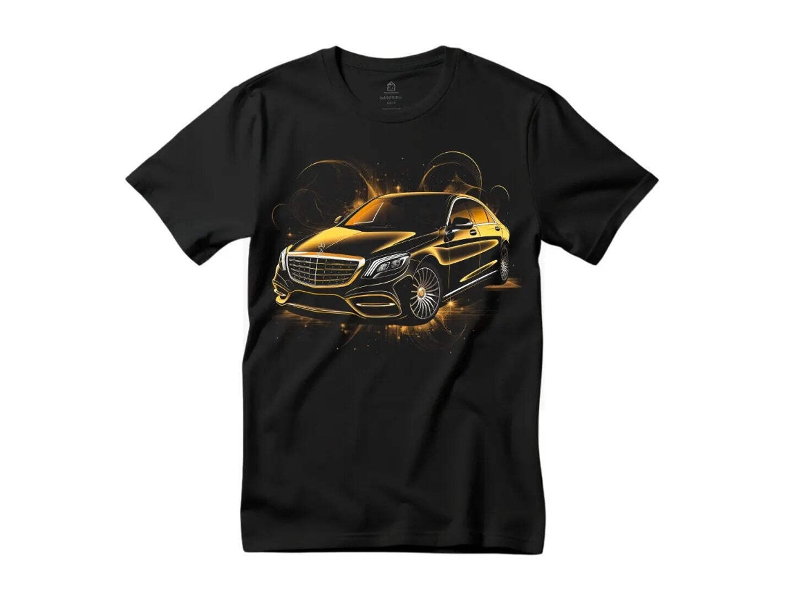 T-shirt Rockinstone S-clss Elegance : Drive In Style And Luxury (l)