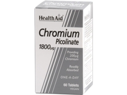 Suplemento Alimentar HEALTH AID Cromo Picolinato 200 Mcg 60 Comprimidos