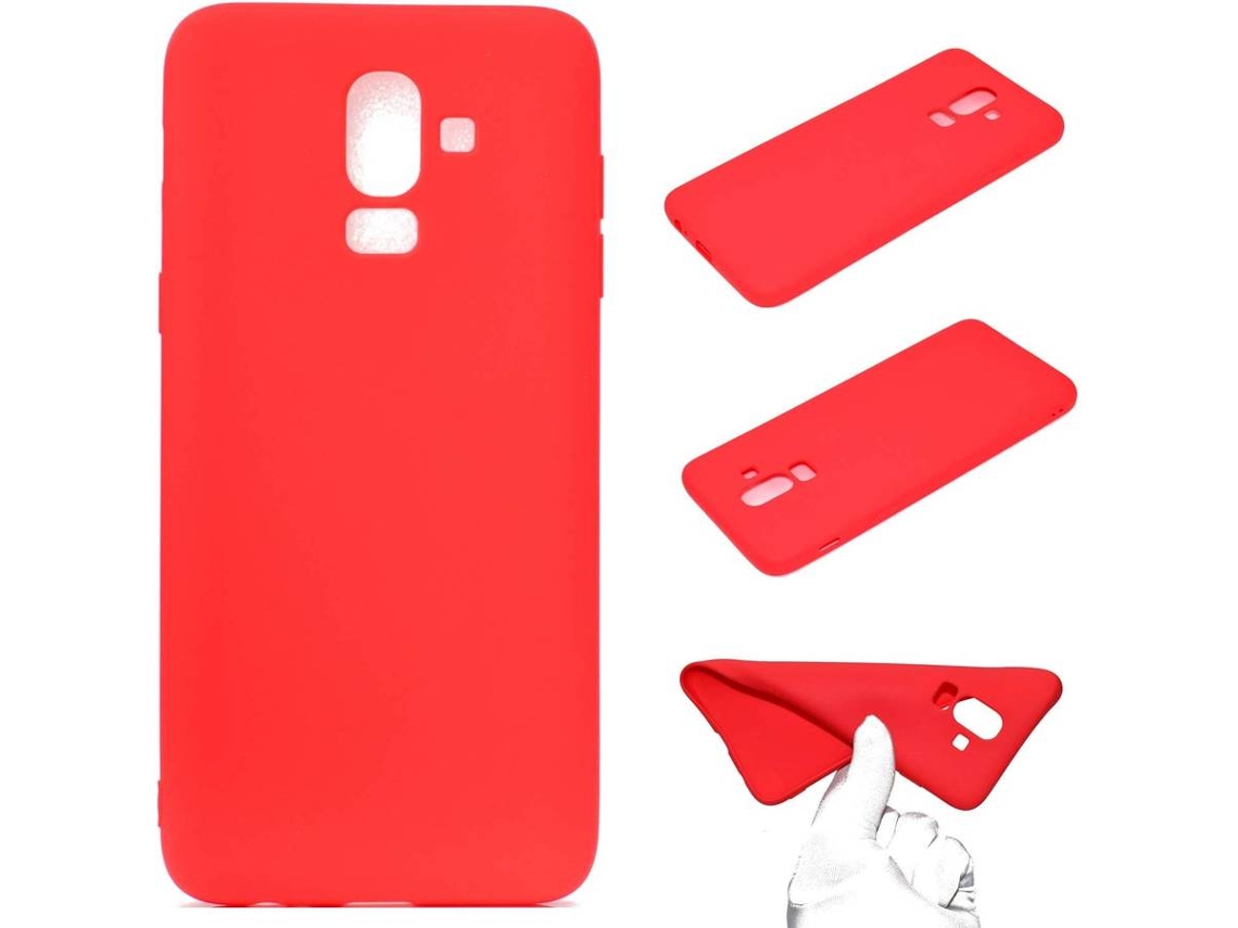 Capa Samsung J8 2018 HONGWE. Vermelho
