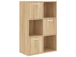 Storage Cabinet, Storage Cabinets Vidaxl Marrom Madeira Processada (n/a)