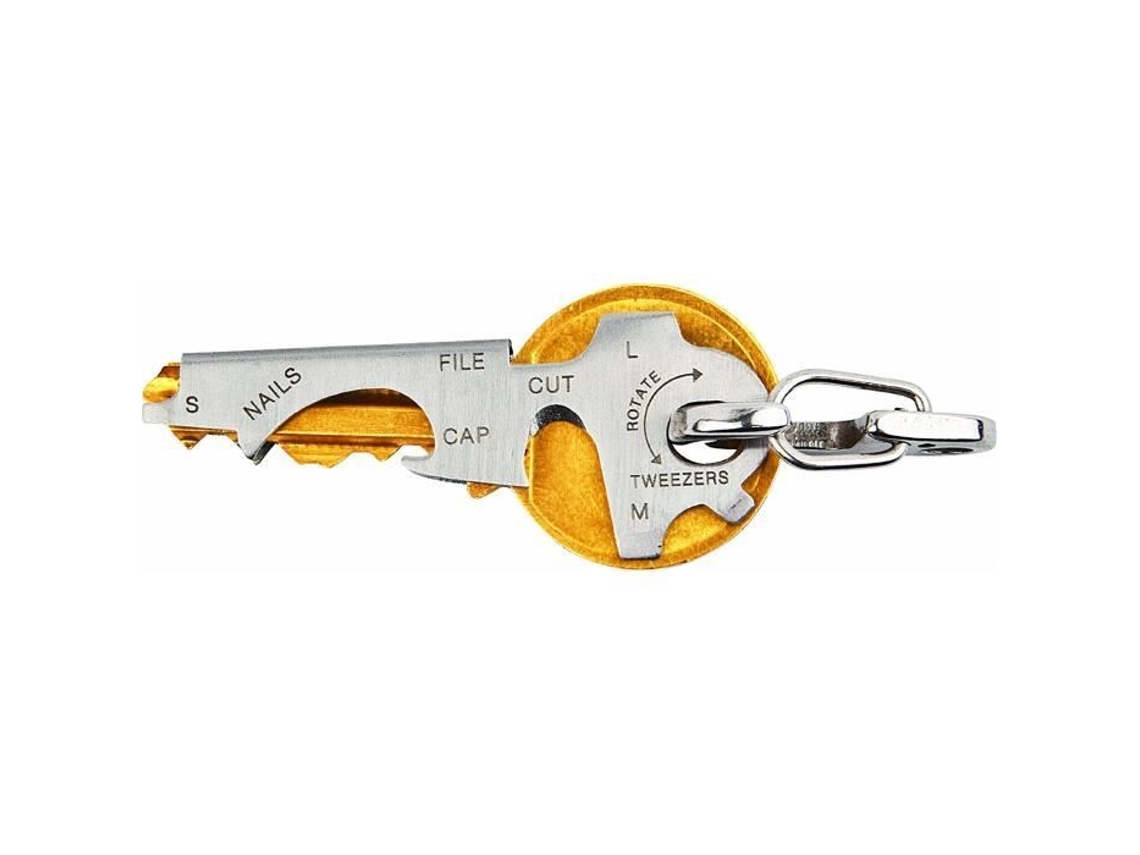 Utilidade Multifuncional Em Aço Inoxidável Chaveiro Ferramentas Gadget Pocket Edc Abridor De Garrafas