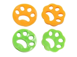 Bola para lavar pêlos de animais de estimação - ZHUODIKE - Reutilizável e durável - Amarela ZHUODIKE