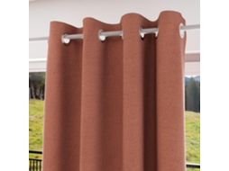 Cortinado SOLEIL DOCRE Blackout Ilhós Eclipse Laranja Poliéster Multicor (135x250cm)