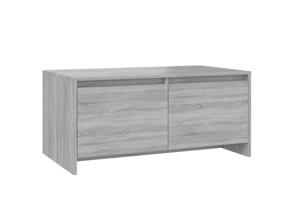 Mesa de Centro Madeira Cinzento Sonoma MAISON EXCLUSIVE (90x50x41,5 cm)