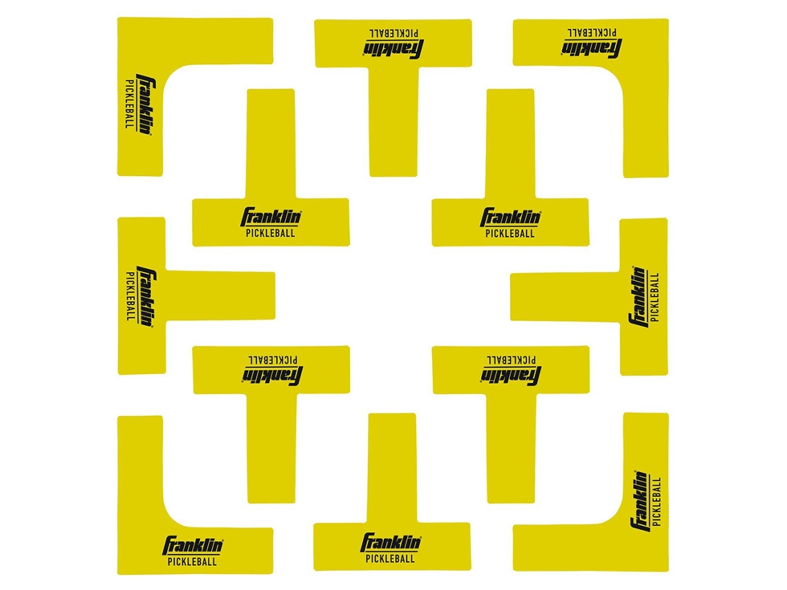 Kit de Marcadores de Quadra Pickleball Amarelofranklin