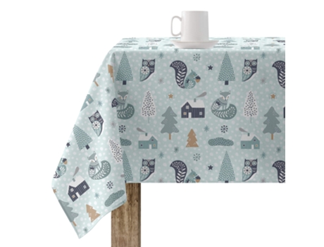 Toalha de Mesa MUARE HOME Christmas (250 x 140 cm - Algodão - Multicor)