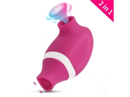 Vibrador de Sucção Feminino Estimulador de Clitóris Clitóris Vermelho ENZONS