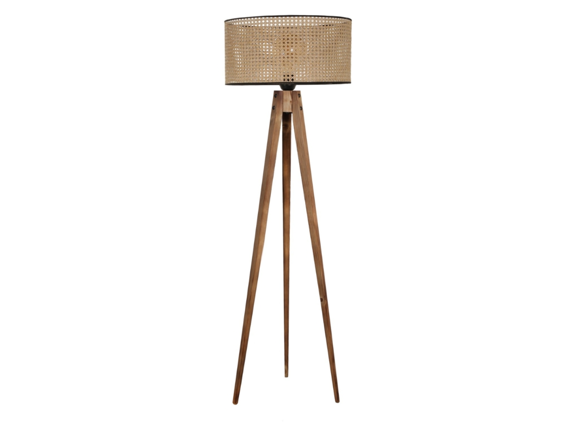 Romane Candeeiro De Pé De Design Em Madeira 153cm Concept U