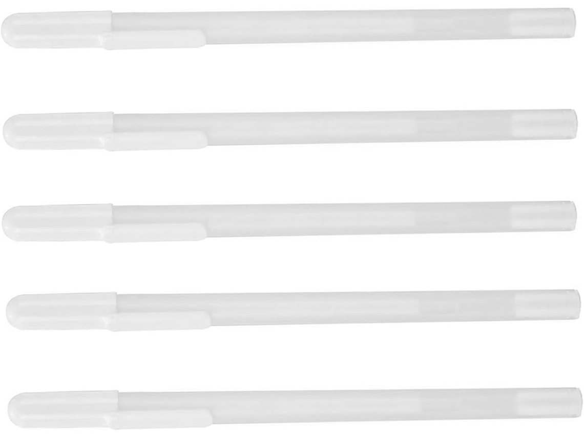 Conjunto Homoyoyo De 5 Canetas Em Gel Brancas Com Função Marcador