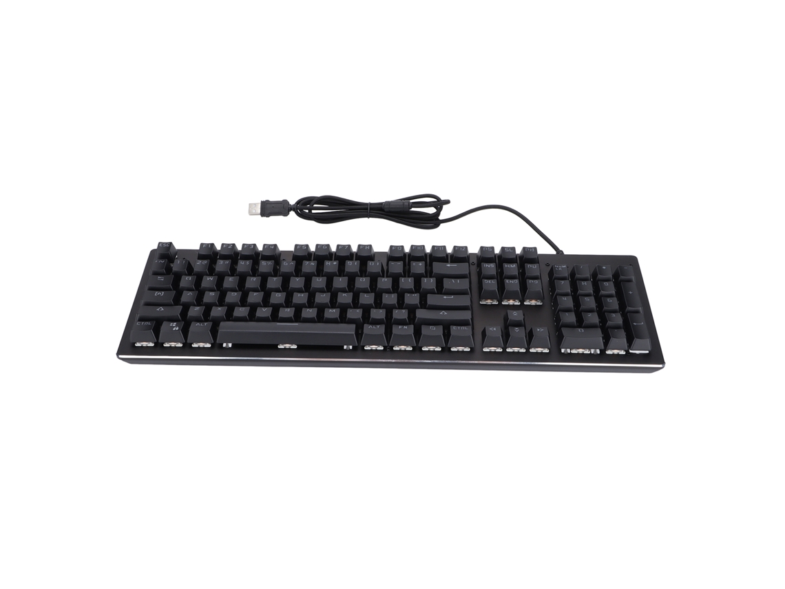 Aetheria teclado Mecânico 104 Teclas Rgb Backlight Usb com Fio Carregamento Sem Fio Preto