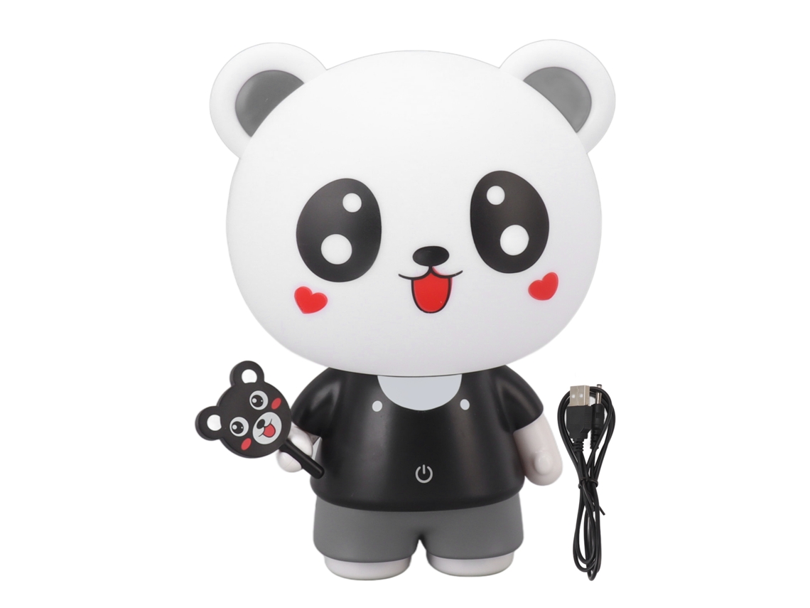 Lâmpada de Mesa Infantil Cartunizada Led Cuidado com os Olhos Usb Branco | S/MARCA