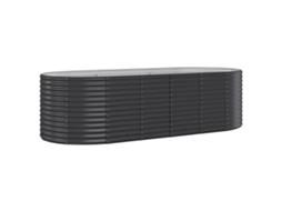 Garden Raised Bed, Garden Raised Beds Vidaxl Antracite Aço (249 X 100 X 68 Cm)
