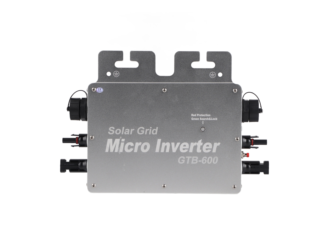 Microinversor solar de 600 W com Wi-Fi, controle automático e identificação inteligente