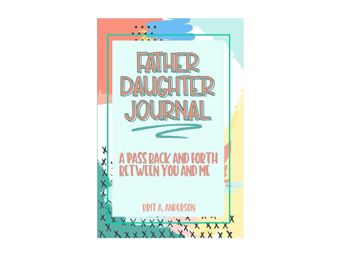 Diário Para Pai E Filha, Caderno De Planejamento E Registro De Vida, Inglês, Colorido
