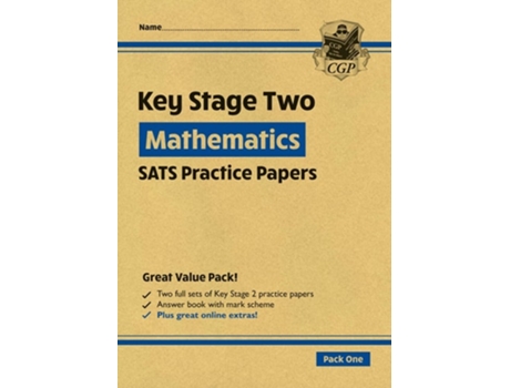 Livro KS2 Maths SATS Practice Papers Pack 1 - for the 2025 tests de CGP Books (Inglês)