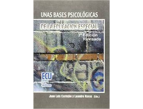 Livro Unas Bases Psicológicas De La Educación Especial de Juan Luis Castejón Costa (Espanhol)