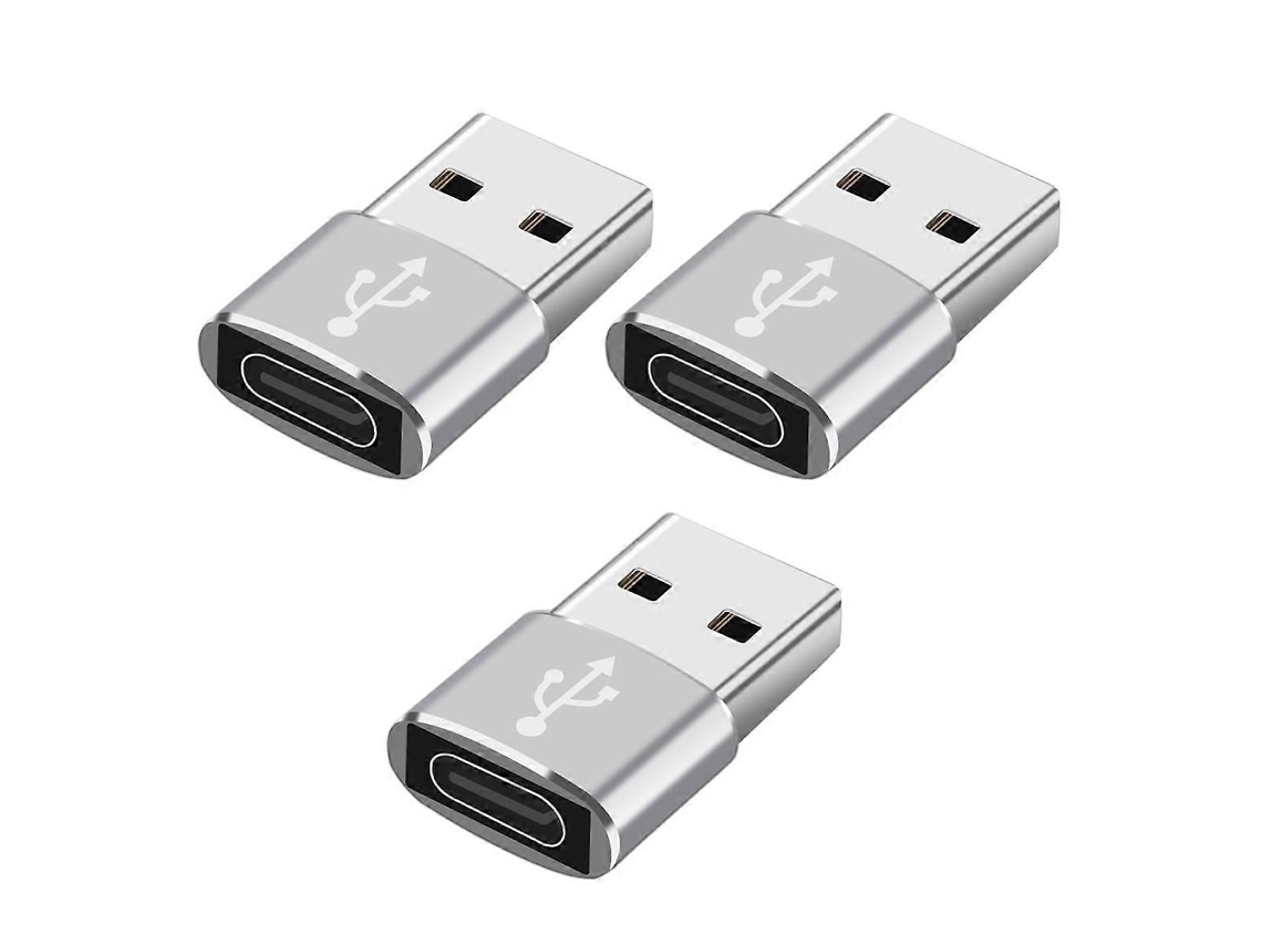 3 Adaptadores Usb-c Para Usb 3.0, Conversor Para Celular, Tablet E Notebook-zscy