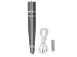 Mini Kit De Caneta De Polimento Micro Máquina Elétrica Recarregável Para Lixar, Gravurar, Artesanato Diy, Cinza A66 Sygo