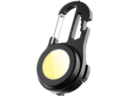 Mini Lanterna De Led Para Chaveiro, Com Rotação De 180 Graus, Luz De Trabalho Magnética Recarregável Com Abridor