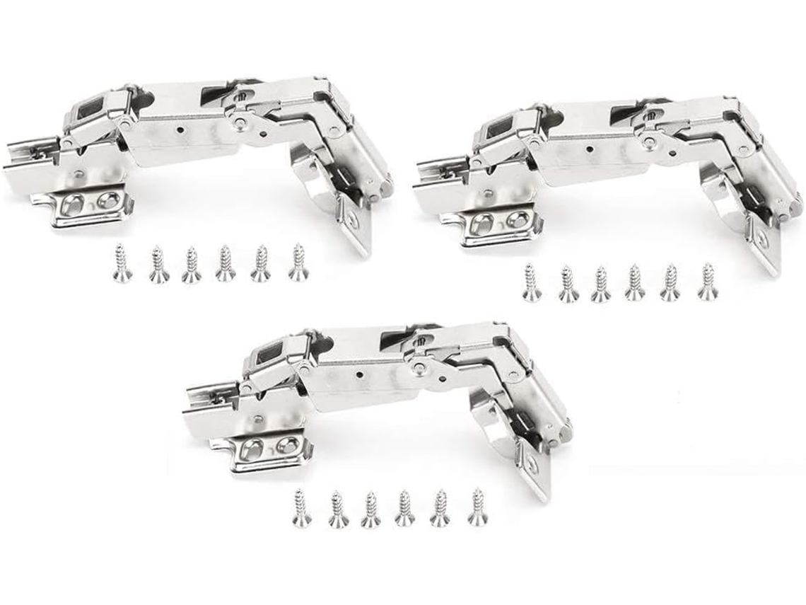 Conjunto De 3 Dobradiças Aço Inoxidável Para Portas Armários,