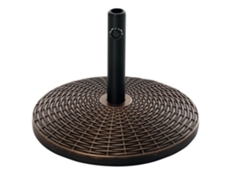 Base de Guarda-sol S/MARCA, peso, HDPE e cimento, 53x40cm, preto