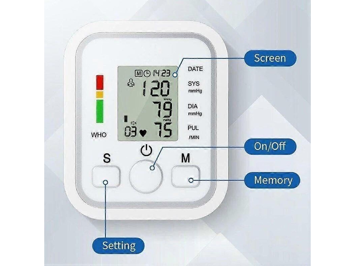 Monitor De Pressão Arterial Digital De Braço, Modelo Mais Recente De 2025.