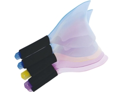 Protetor Facial E Ocular De Plástico Antiderrapante, Conjunto De 5 Peças, Colorido
