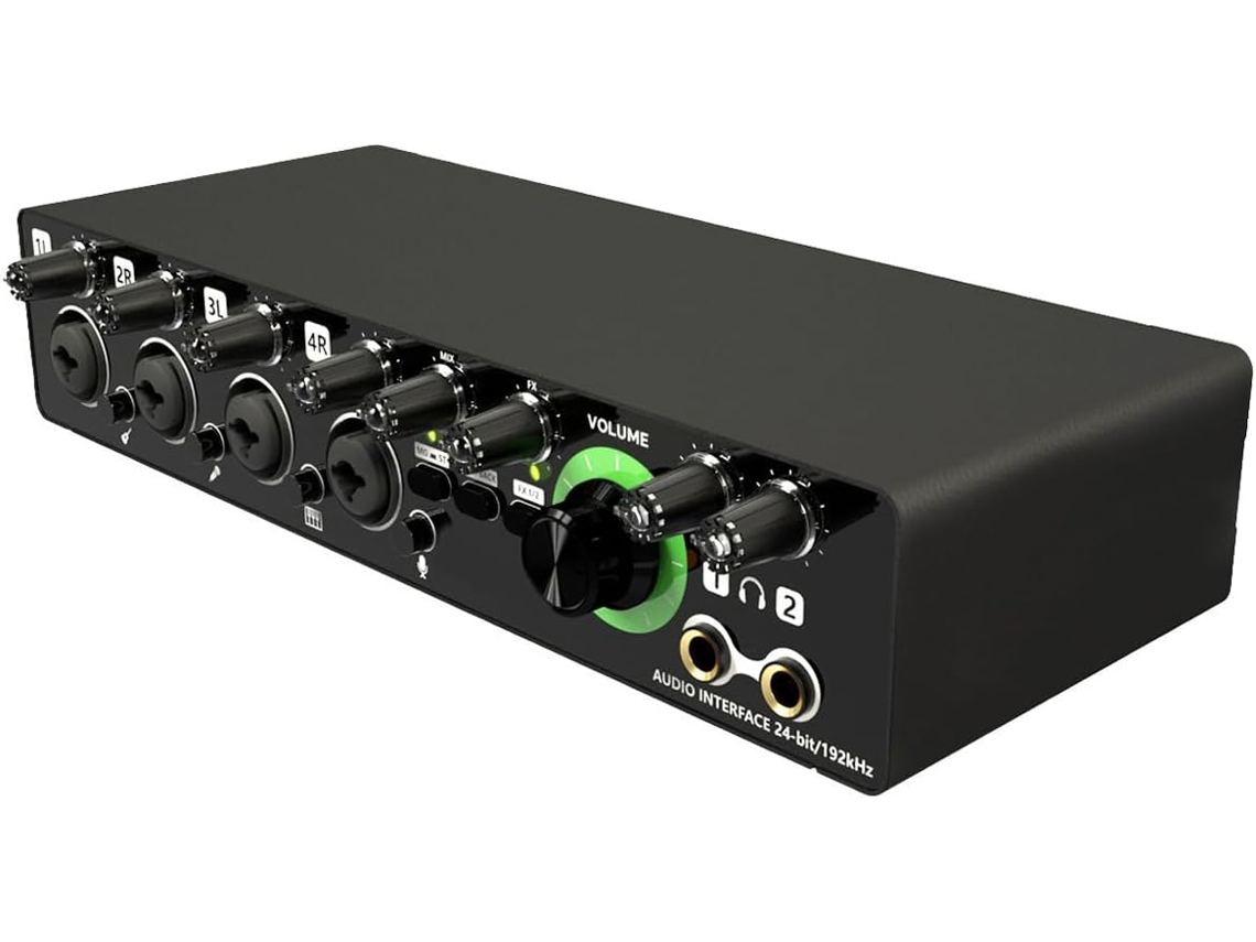 Placa de Som Profissional para Microfone Md44 com Interface de 24 Bits e 192 Khz SFUSHOS