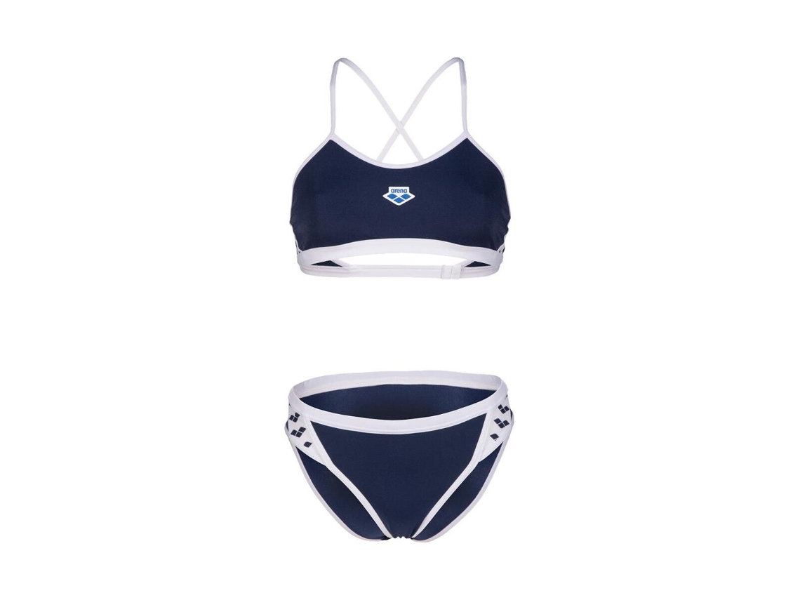 Conjunto de Fatos de Banho de Mulher para Natação ARENA Icons Cross So Azul - 2pcs (30)