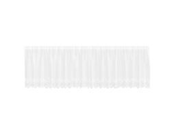Conjunto 1 Cortina De Renda Vidaxl Branco Poliéster (120 X 500 Cm)