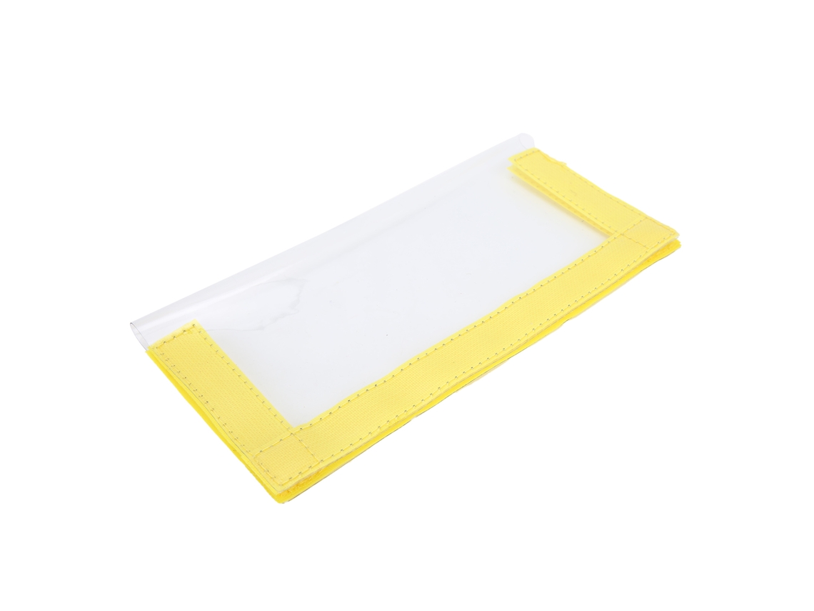Capinha de Anzol Saco de Pesca Transparente Amarelo