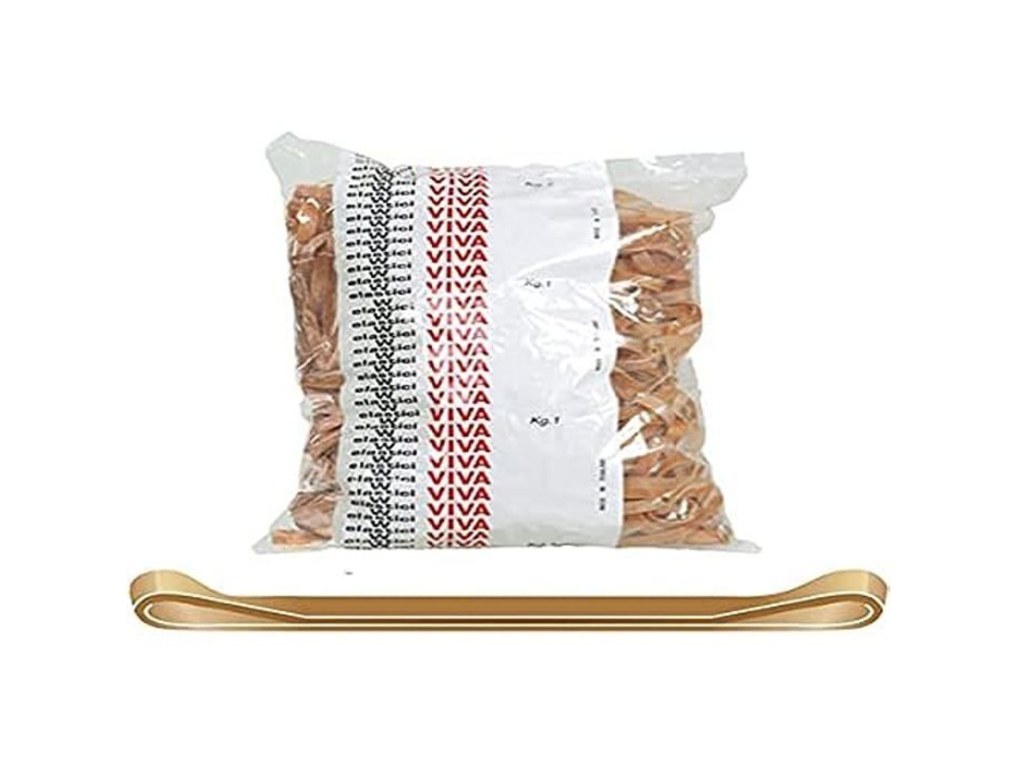 Fita de Borracha VIVA Srl G5X120 Marrom Alta Elasticidade e Estiramento