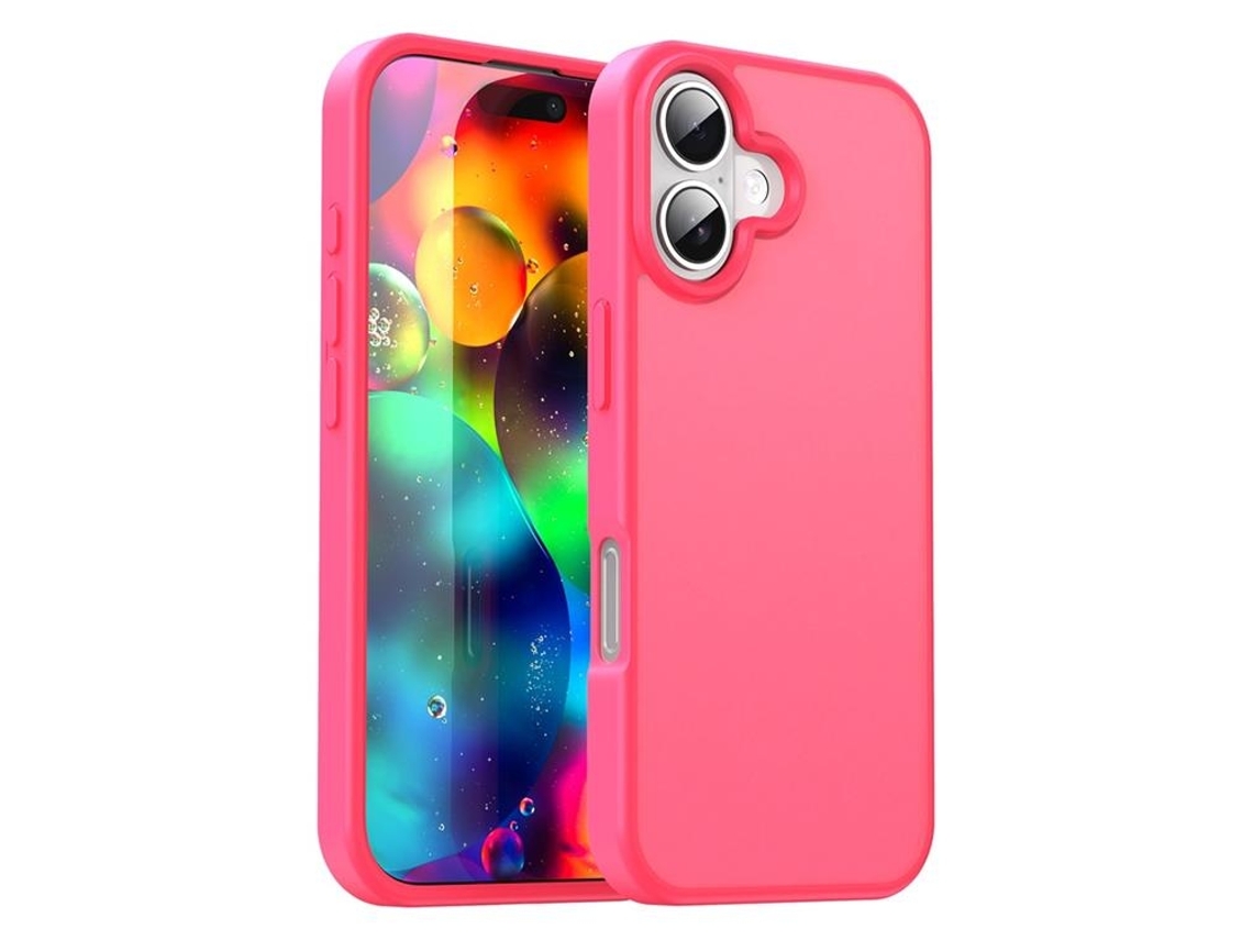 Capa Para Iphone 17 Skin Touch Matte - Rosa