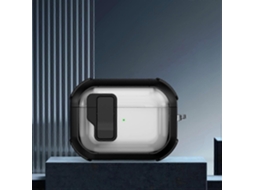 Estojo Protetor Thunder Clear Para Fones De Ouvido Sem Fio Com Interruptor Magnético Para Airpods Pro