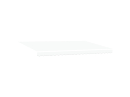 Conjunto 1 Toldo Retrátil Vidaxl Branco Poliéster (500 × 300 Cm)