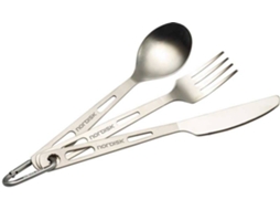 Faqueiro Para Campismo NORDISK Cutlery 3 Ti (Aço)