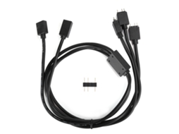 Cabo Divisor Argb 3pin 5v Adaptador De Ventilador 1-para-3 Conector De Fita Led