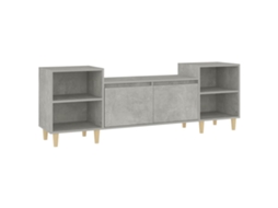 Tv Cabinet, Tv Cabinets Vidaxl Cinzeto Madeira Processada (n/a)