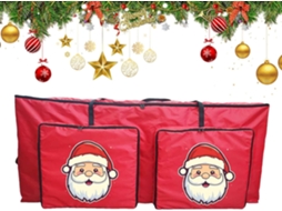 Bolsa Para Árvore De Natal - Bolsa Para Guirlanda Com 2 Bolsos |