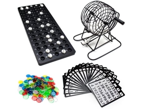Conjunto De Jogo De Gaiola Para Máquina De Bingo, Gaiola Clássica Com Mecanismo Automático De Liberação De Bolas, Jogo De Bingo Completo Para Festas D LAOPIPFU