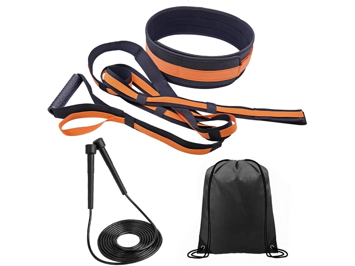 Cinto De Resistência Overload Para Corrida Com Faixa Elástica, Corda Pular E Bolsa Armazenamento Sprints