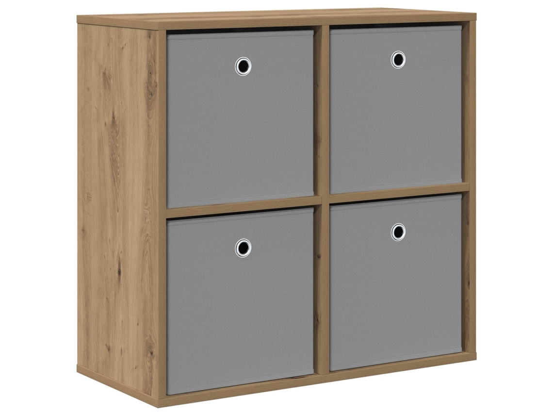 Conjunto 1 Gabinetes De Armazenamento Vidaxl Castanho Derivados De Madeira (68,5 X 32 X 67 Cm)