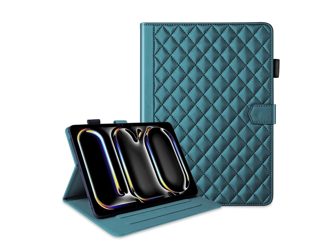 Elysve Capa Telemóvel Para Samsung Tab A9 Em Pele Pu, 8,7 Polegadas, Com Compartimentos Para Cartões E Função De Suporte Verde (8