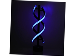 Luminária De Mesa Led Em Espiral, Luminária De Mesa Led Decorativa E Aconchegante.
